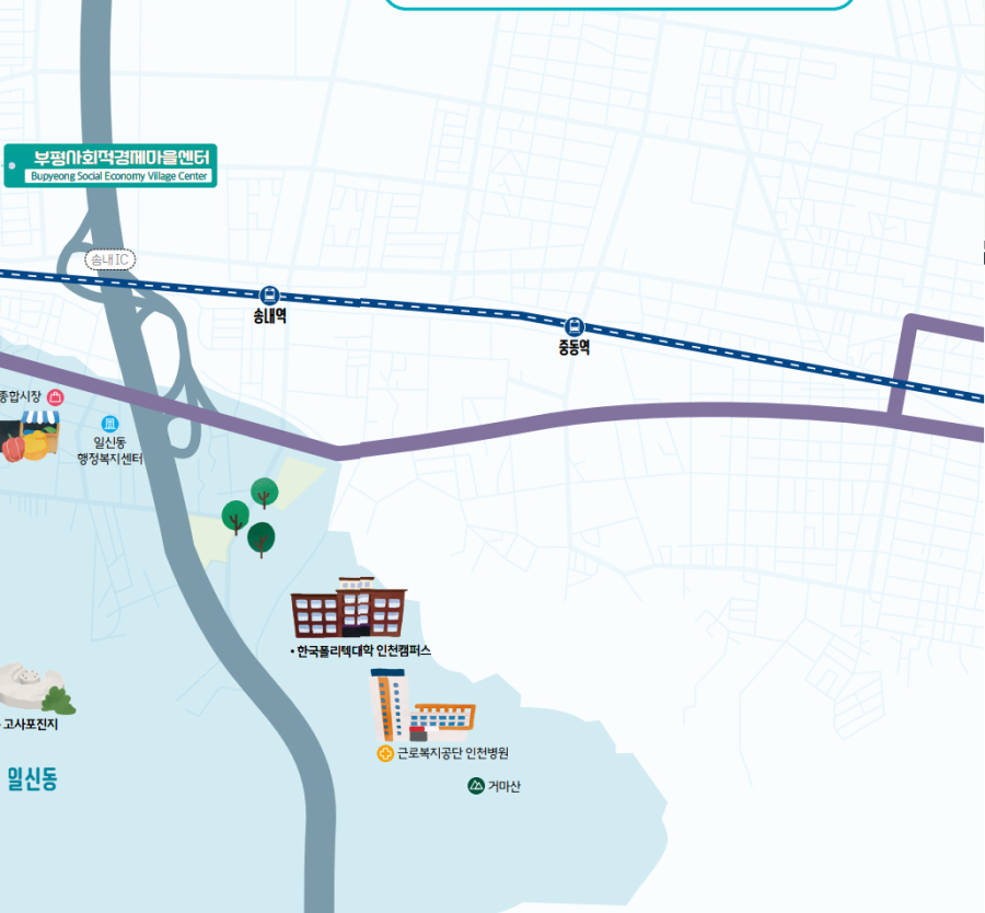 Bupyeong-gu Tourist Guide Map 6